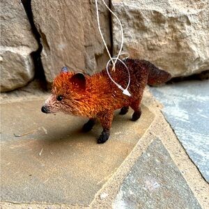 New🌟Anthropologie Terrain Buri Bottle Brush Animals- Fox
